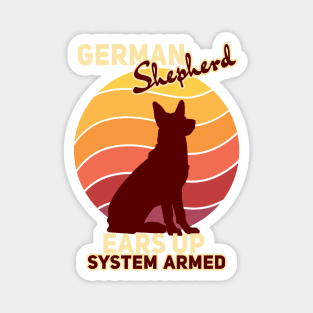 German Shepherd Ears Up System Armed Magnet