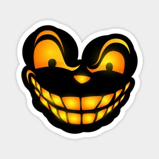 Scary horror monster face artwork Magnet