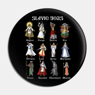 Slavic Mythology Gods Pin