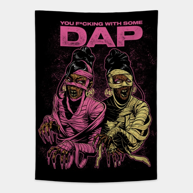 Mummified WAP Parody - Dry A** P-word Tapestry by CTKR Studio