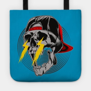 Skull Head Illustration Tote