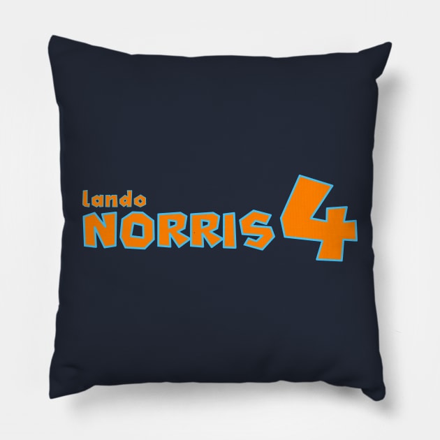 Lando Norris '23 Pillow by SteamboatJoe