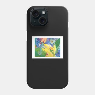 Hummingbird on Flight of Fancy Phone Case