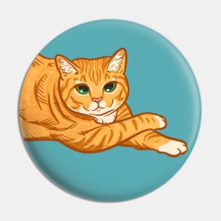 Orange Tabby Harambe Pin