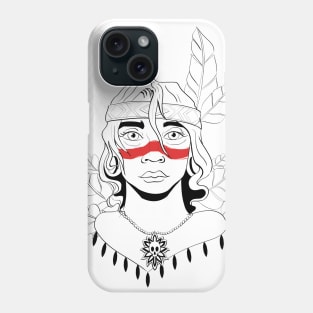 indigenous woman Phone Case