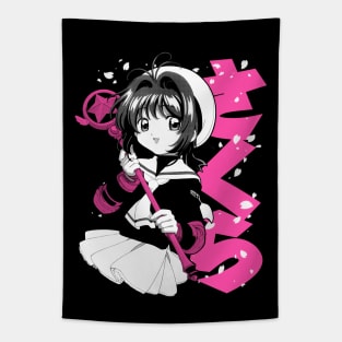 Sakura Bloom (white) Tapestry