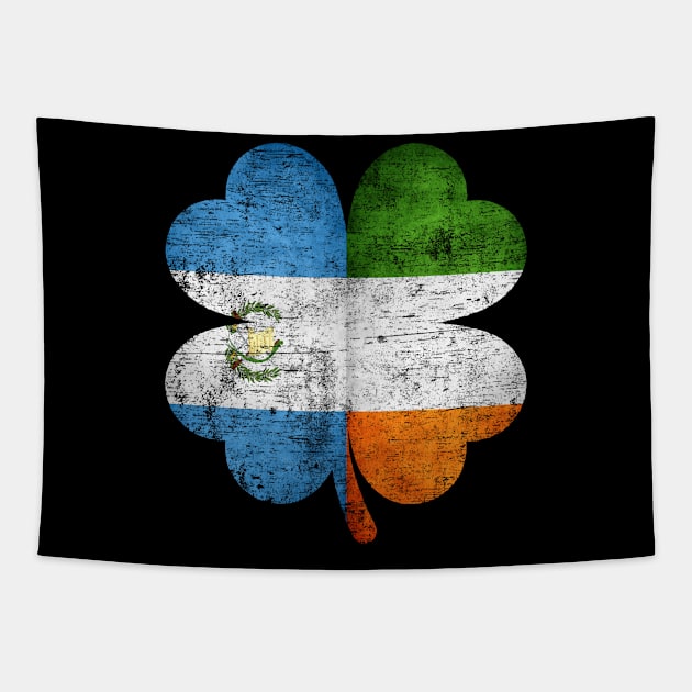 Guatemalan Irish Shamrock Guatemala Ireland Flag St Patrick's Day Gift Tapestry by Henry jonh