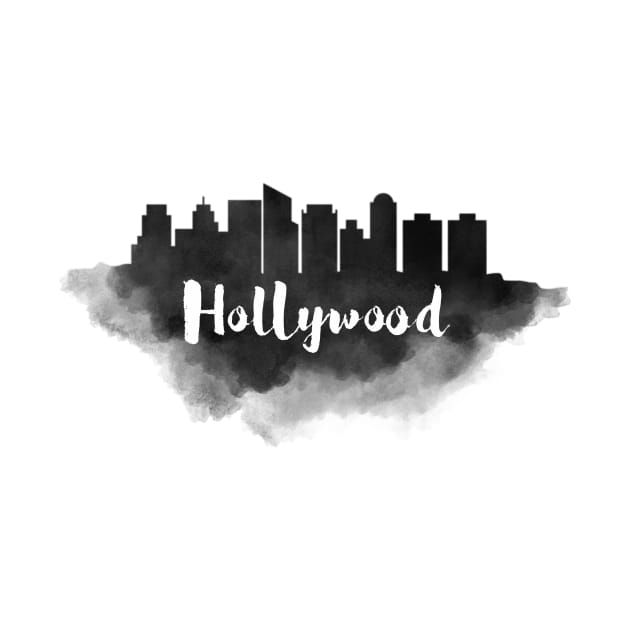 Hollywood watercolor by kursatunsal