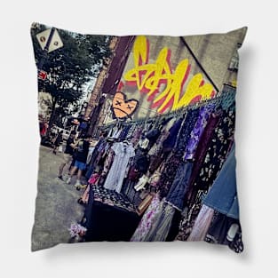 Manhattan Street Art Graffiti NYC Pillow