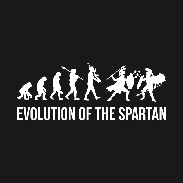 Disover Evolution of the spartan - Spartans - T-Shirt