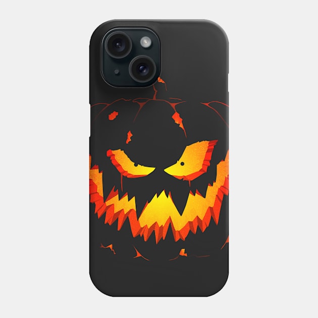 Evil Pumpkin Phone Case by fabiengouby