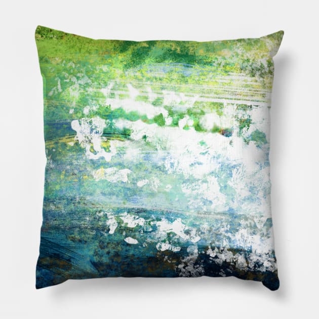 Abstract Paint Pillow by Zvak.Keh