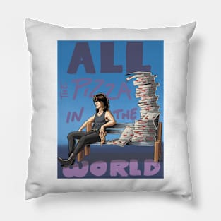 [GOWAN] All The Pizza In The World Pillow