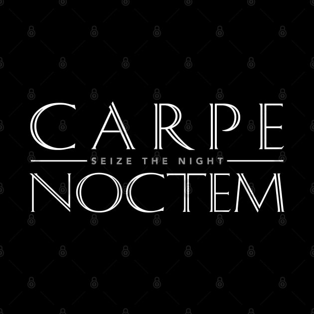 Latin Quote: Carpe Noctem (Seize The Night) by Elvdant