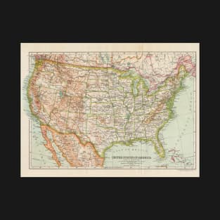 USA Antique Maps T-Shirt