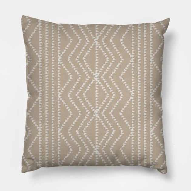 Geometric Arrows Linen Look Pattern Pillow by technotext