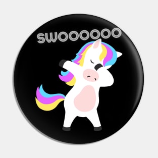 UNICORN DABBING Pin