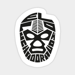 El Luchador Audio Original Black Logo Magnet