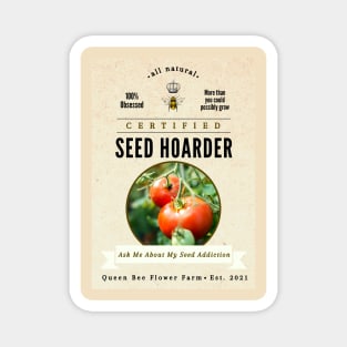 Seed Hoarder - Veggie Magnet