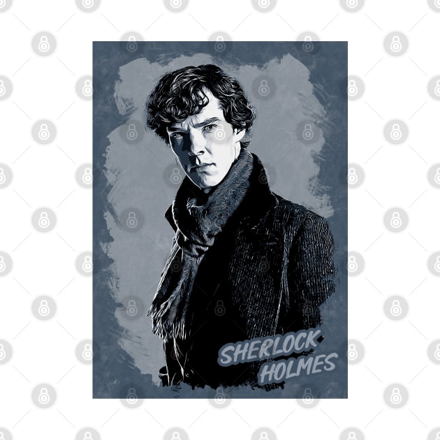 Sherlock Holmes Poster Art by Rezronauth