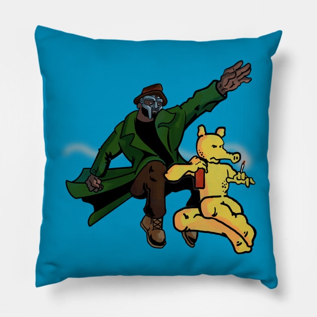 The Madvillain Returns Pillow by RobKingIllustration