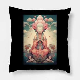 Quan Yin, Goddess of Mercy Design Pillow