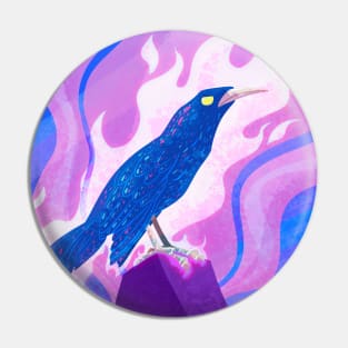 Spiritual Grackle Pin