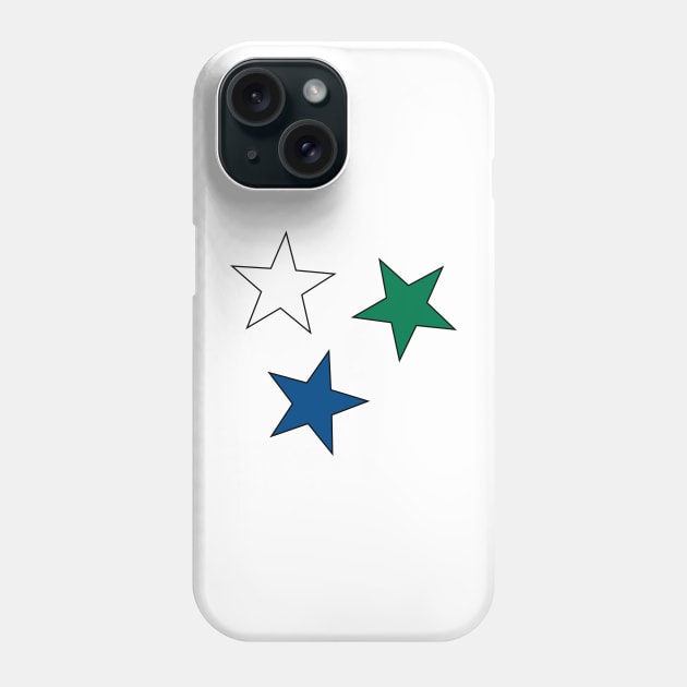 FGCU Star (3-Pack) Sticker Phone Case by AashviPatel