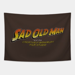 Sad Old Man (Vintage) Tapestry