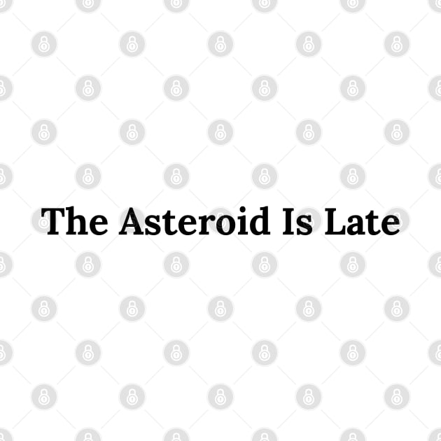 The Asteroid Is Late by Stacks