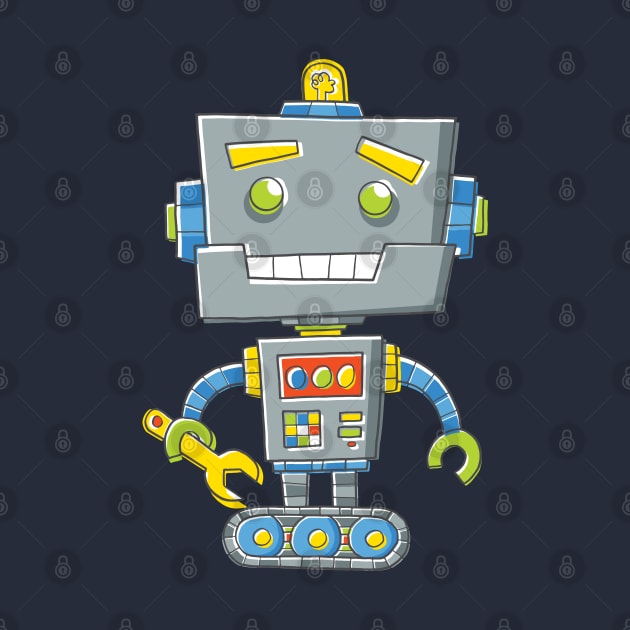 Robot with Spanner by vaughanduck