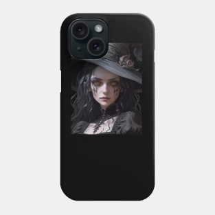 Beautiful damned witch Phone Case