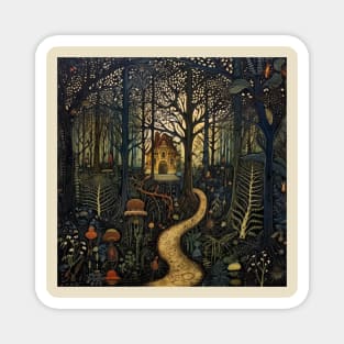 Fairytale Cottage in the Enchanted Forest Magnet