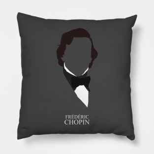 Frédéric Chopin - Minimalist Portrait Pillow