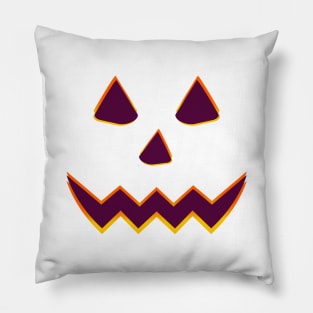 Halloween pumpkin smiley face Pillow