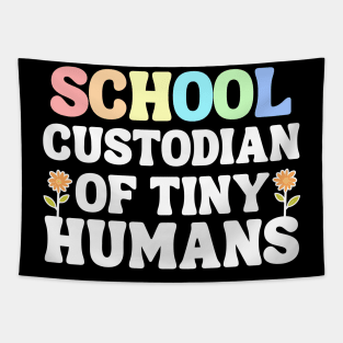 School Custodian Of Tiny Humans Tapestry