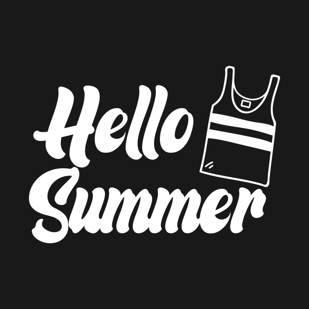 hello summer for travel beach and surfing by monami