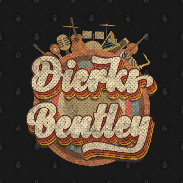 Tshirt Music Designs Vintage Retro - Dierks Bentley by kumurkumur