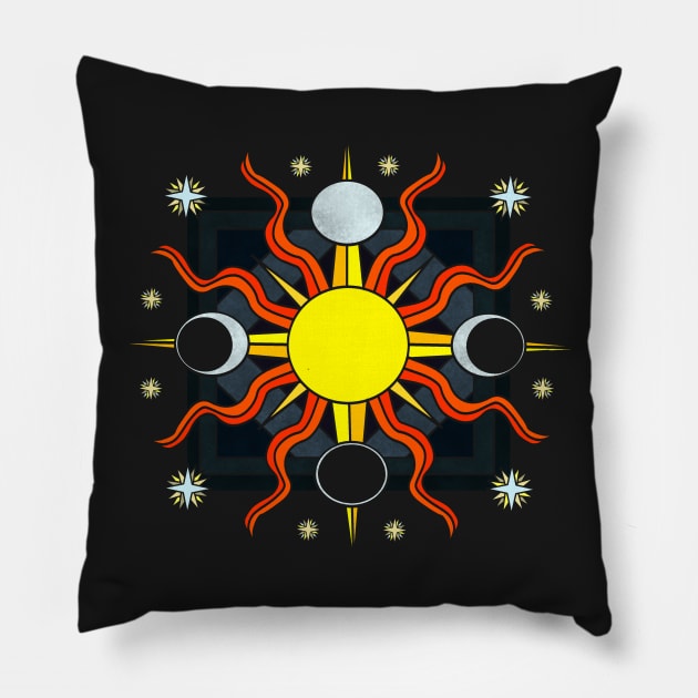 Celestial Design Pillow by ChePanArt