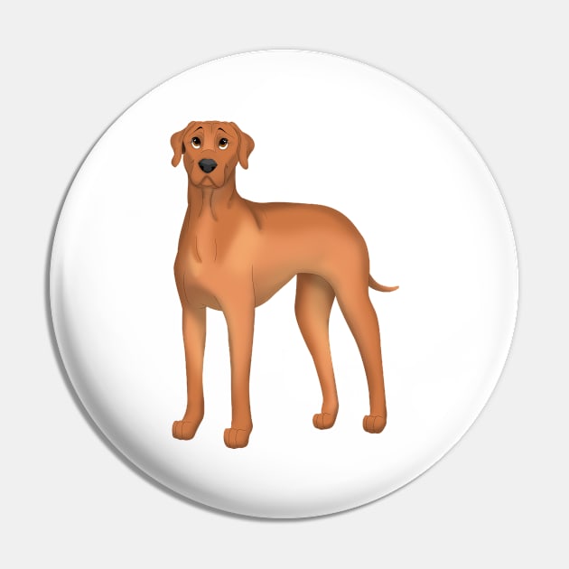 Rhodesian Ridgeback Dog Pin by millersye