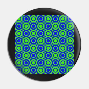 blue and green minimalist geometrical pattern Pin