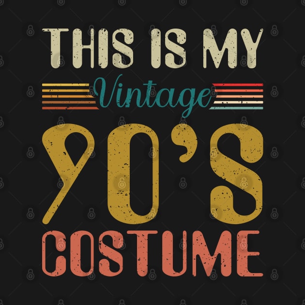 This Is My 90s Costume Shirt Retro 1990s Vintage 90s Party by Sowrav