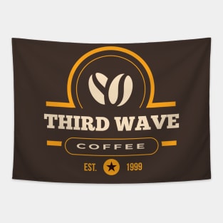 Third Wave Coffee TShirt for Coffee Lovers Tapestry