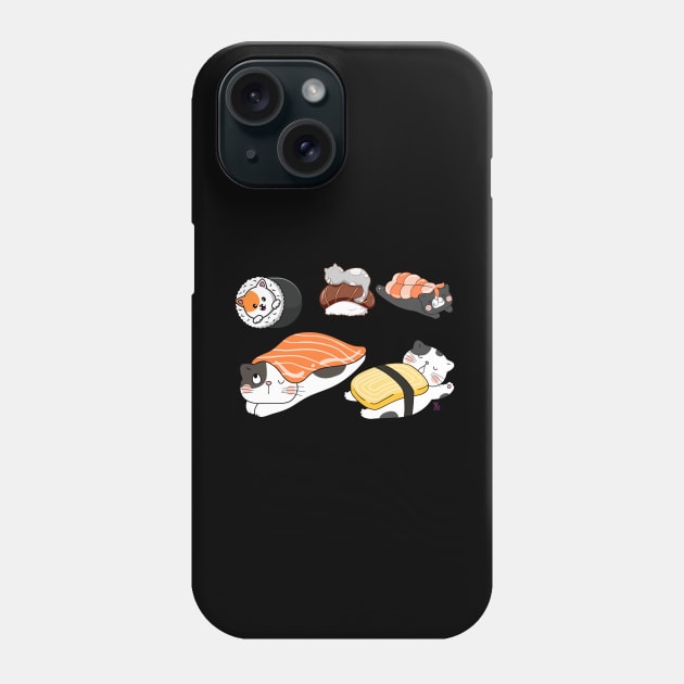 Sushi Cat Phone Case by Viper Unconvetional Concept