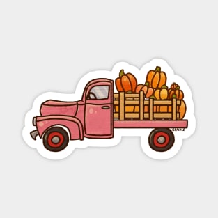 Pickup A Pumpkin! (Pink Version) Magnet