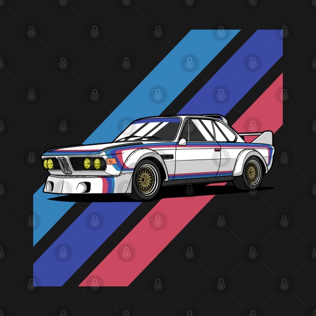 Vintage E9 CSL Legend Racecar by BackintheDayShirts