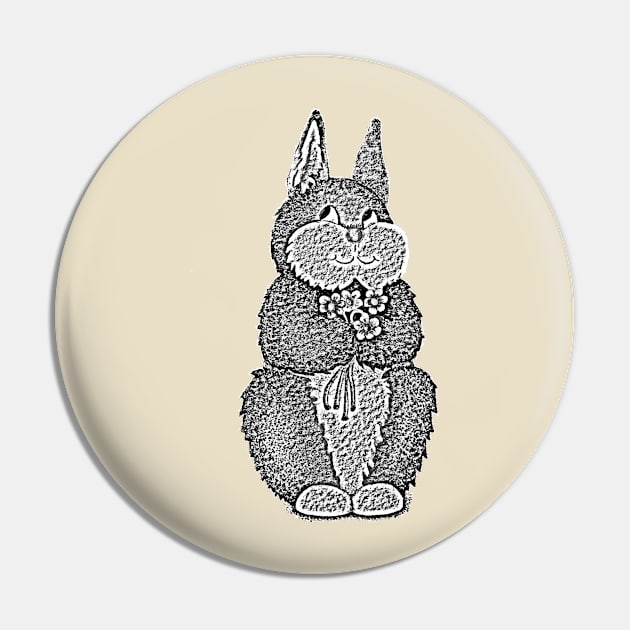 cute black and white bunny Pin by pollywolly