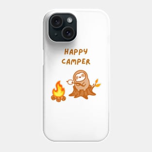 Happy Camper Bonfire Sloth Phone Case