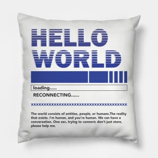 Streetwear Hello World Pillow