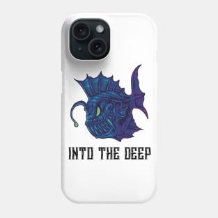 Into The Deep Anglerfish Phone Case